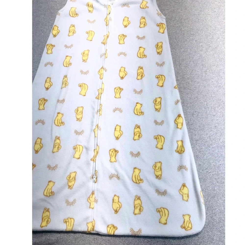 Halo SleepSack Wearable Blanket Kids Large White Yellow Winnie The‎ Pooh Fleece
